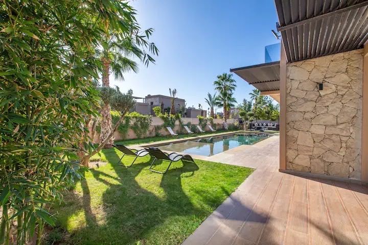 Vente : superbe villa moderne , route ourika , Marrakech  — miniature 6