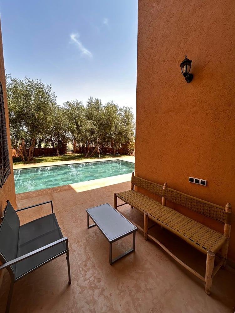 Vente / Achat : sympathique villa  de 410 m , goof Argan , Marrakech, route Tahanaoute  — photo 9