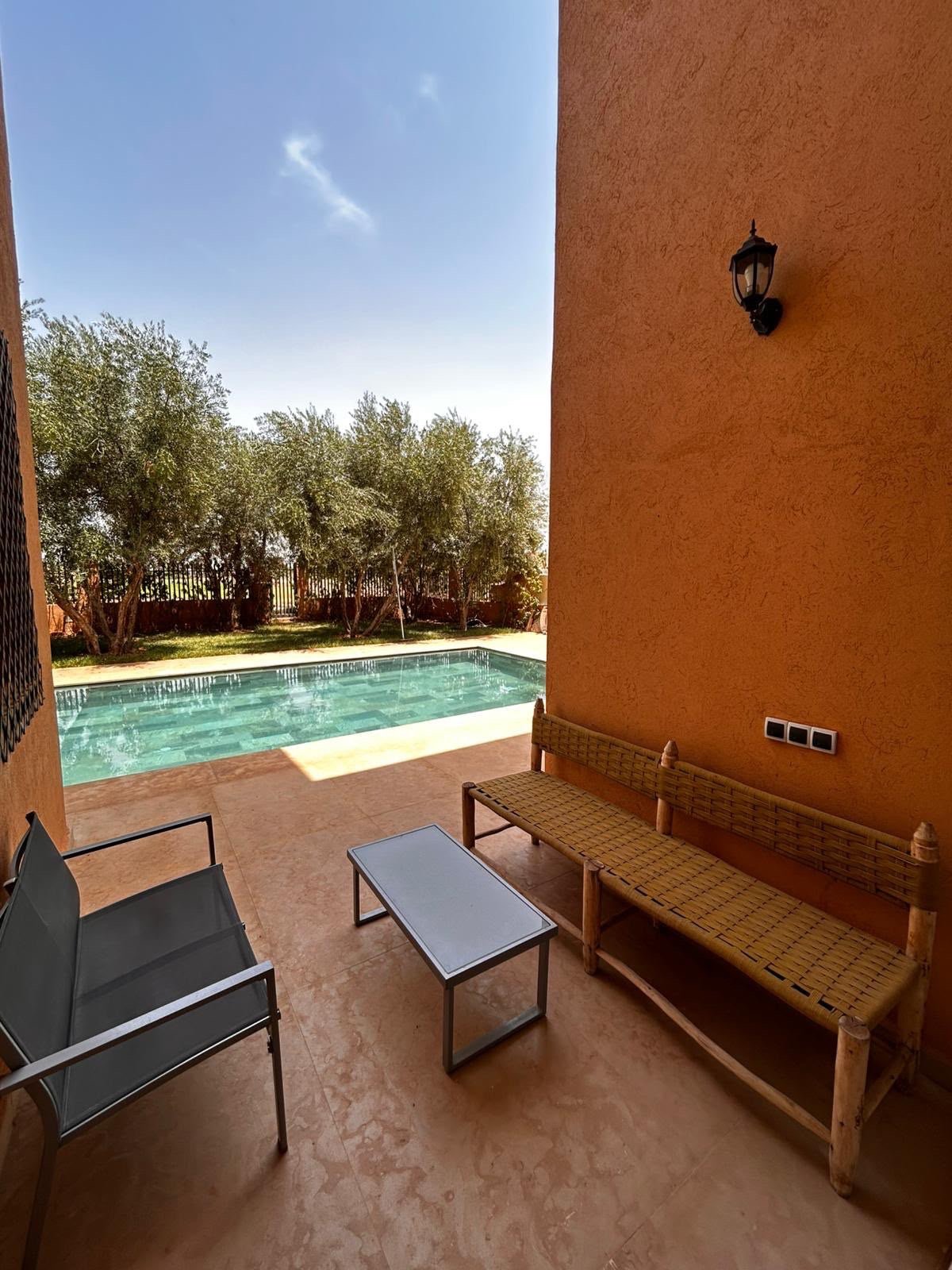 Vente / Achat : sympathique villa  de 410 m , goof Argan , Marrakech, route Tahanaoute  — miniature 9
