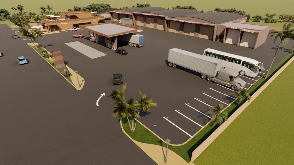 Terrain 1,5 ha avec projet station-service, Rte Casablanca Marrakech — miniature 3