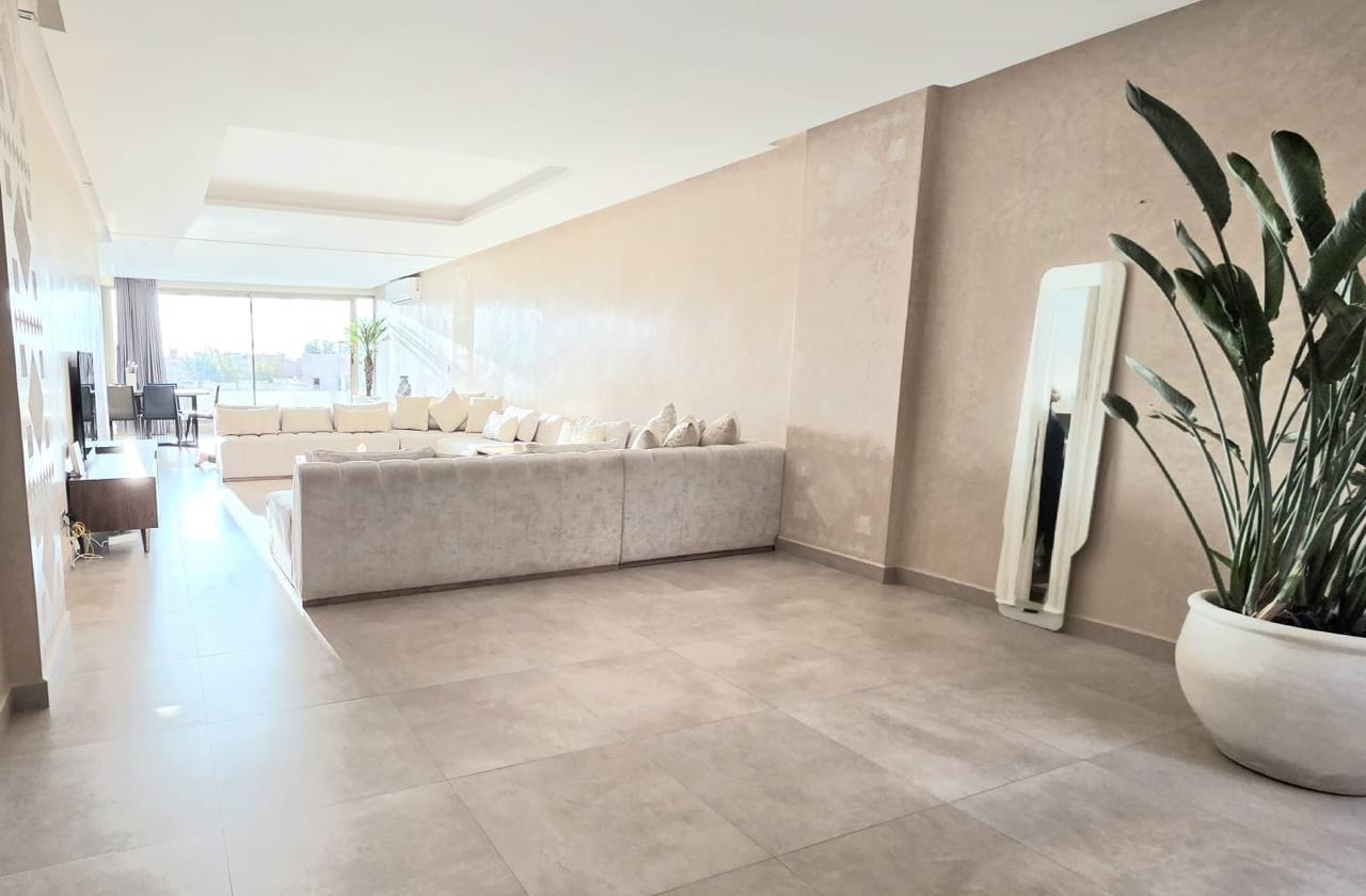 Appartement meublé 210 m² à louer  3 ch., Prestigia, Marrakech — miniature 6