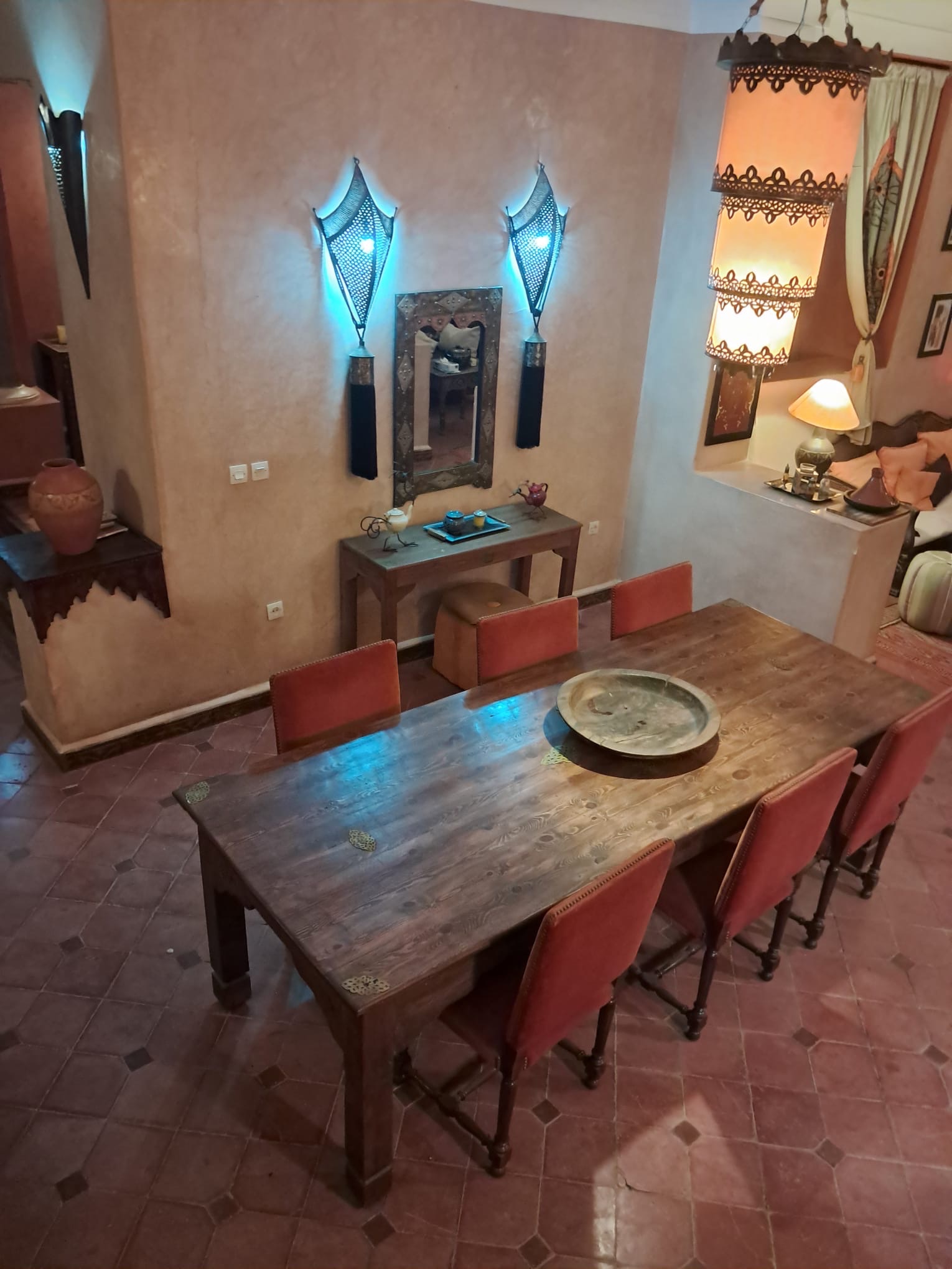 Vente :  magnifique villa traditionnelle, Marrakech , Route ourika ( VNA) obtenue .  — miniature 21