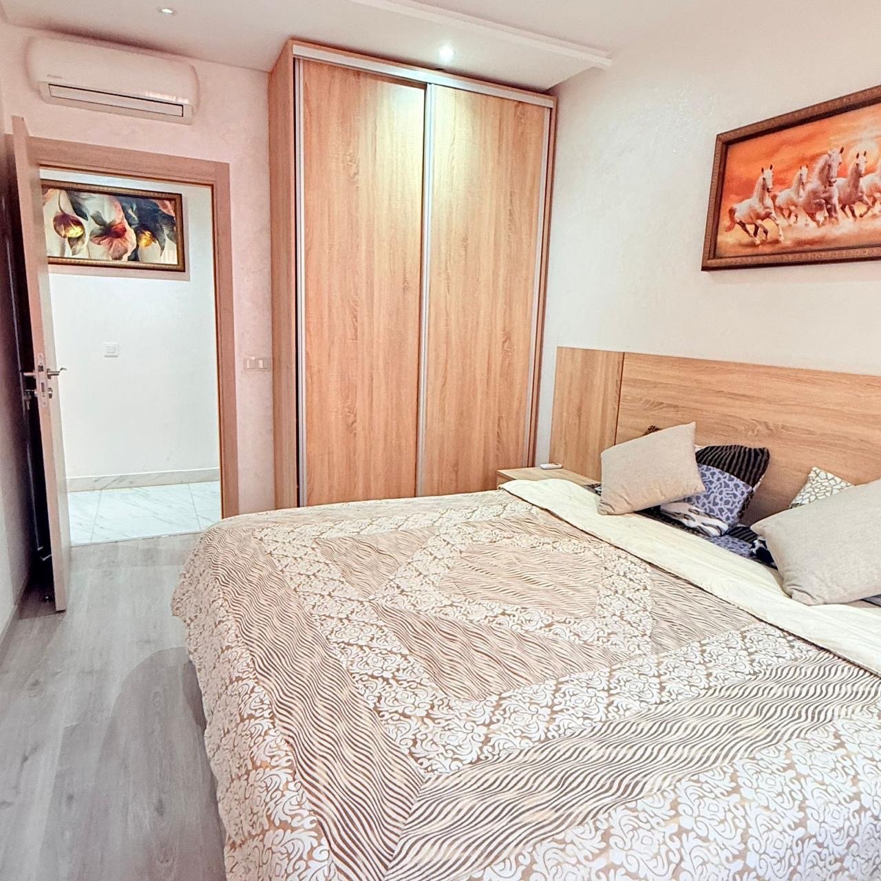 Location saisonnière : Joli petit appartement soigneusement meublé, 1 ch , Marrakech , jnan awrad  — miniature 10