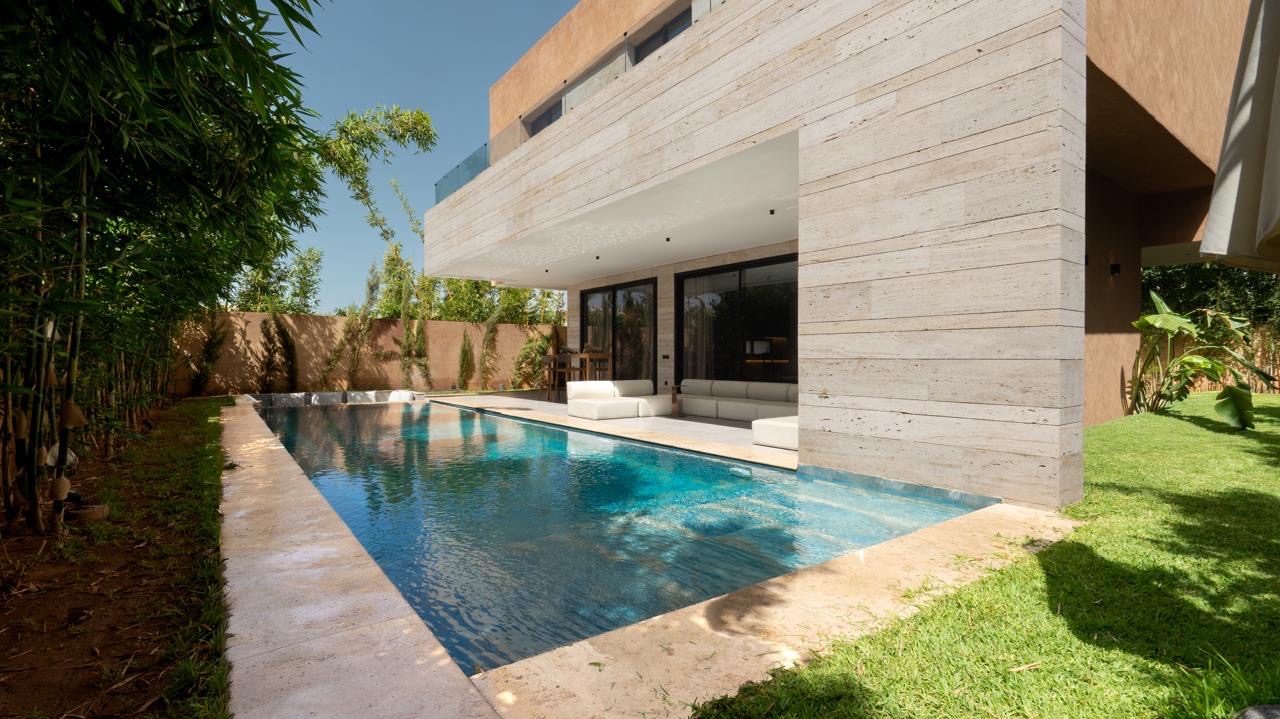 Vente : villa moderne dans une résidence sécurisée, Marrakech , route ourika  — miniature 4