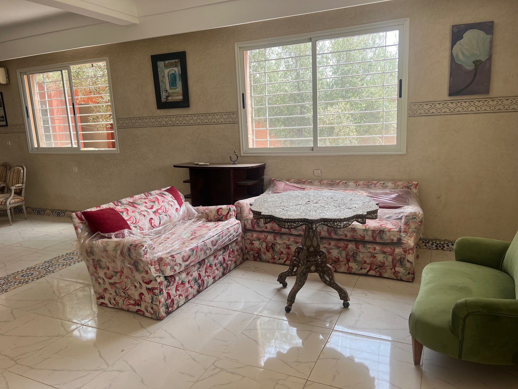À Vendre : Petite  maison de campagne sous forme d’un riad , Marrakech, quartier route de Fès .  — miniature 12