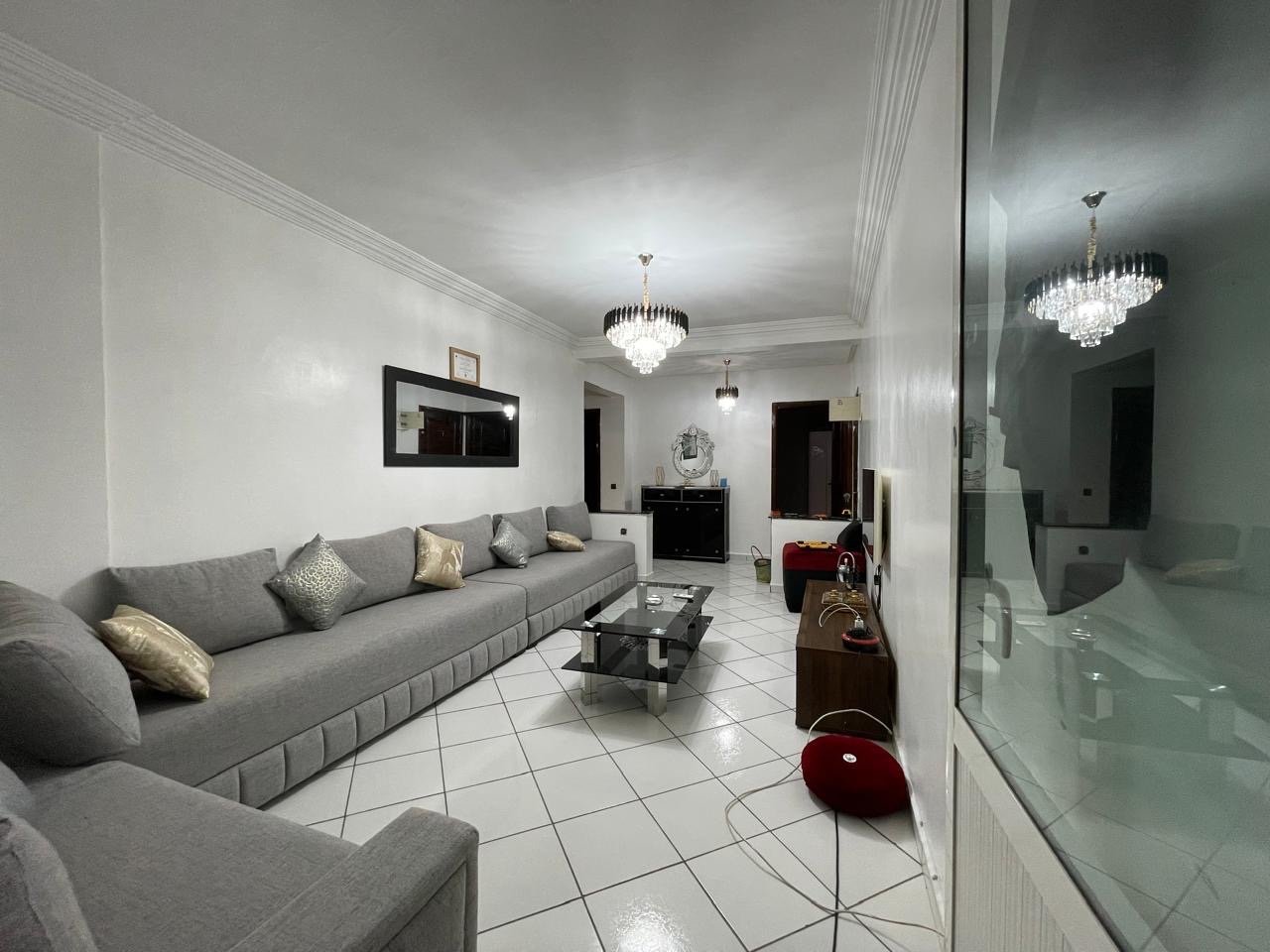 Location longue : joli appartement soigneusement meublé, 2 chambres , Marrakech boulevard Allal fessi  — miniature 2