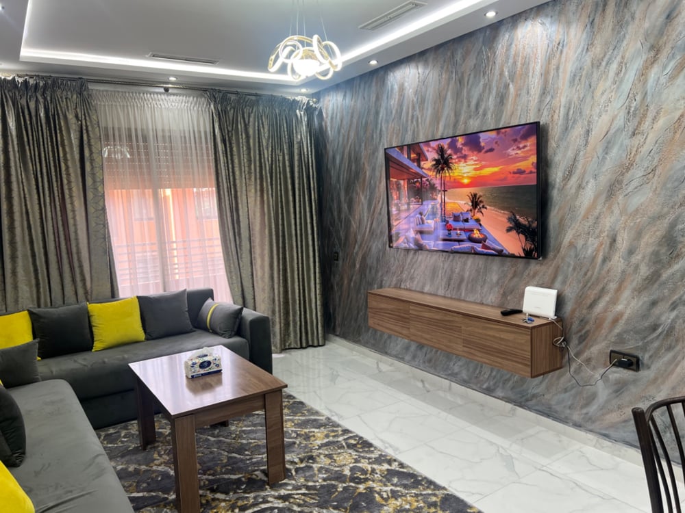 Location longue durée : appartement meublé 3 ch., 90 m², Victor Hugo, Guéliz, Marrakech — photo 3