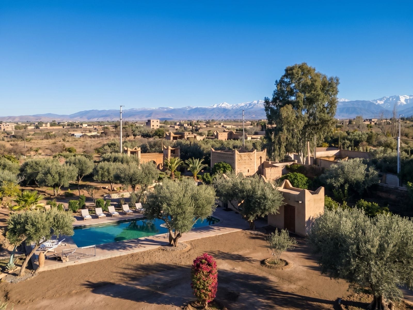 Vente :  magnifique villa traditionnelle, Marrakech , Route ourika ( VNA) obtenue .  — miniature 2