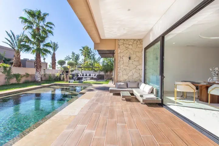 Vente : superbe villa moderne , route ourika , Marrakech  — miniature 3