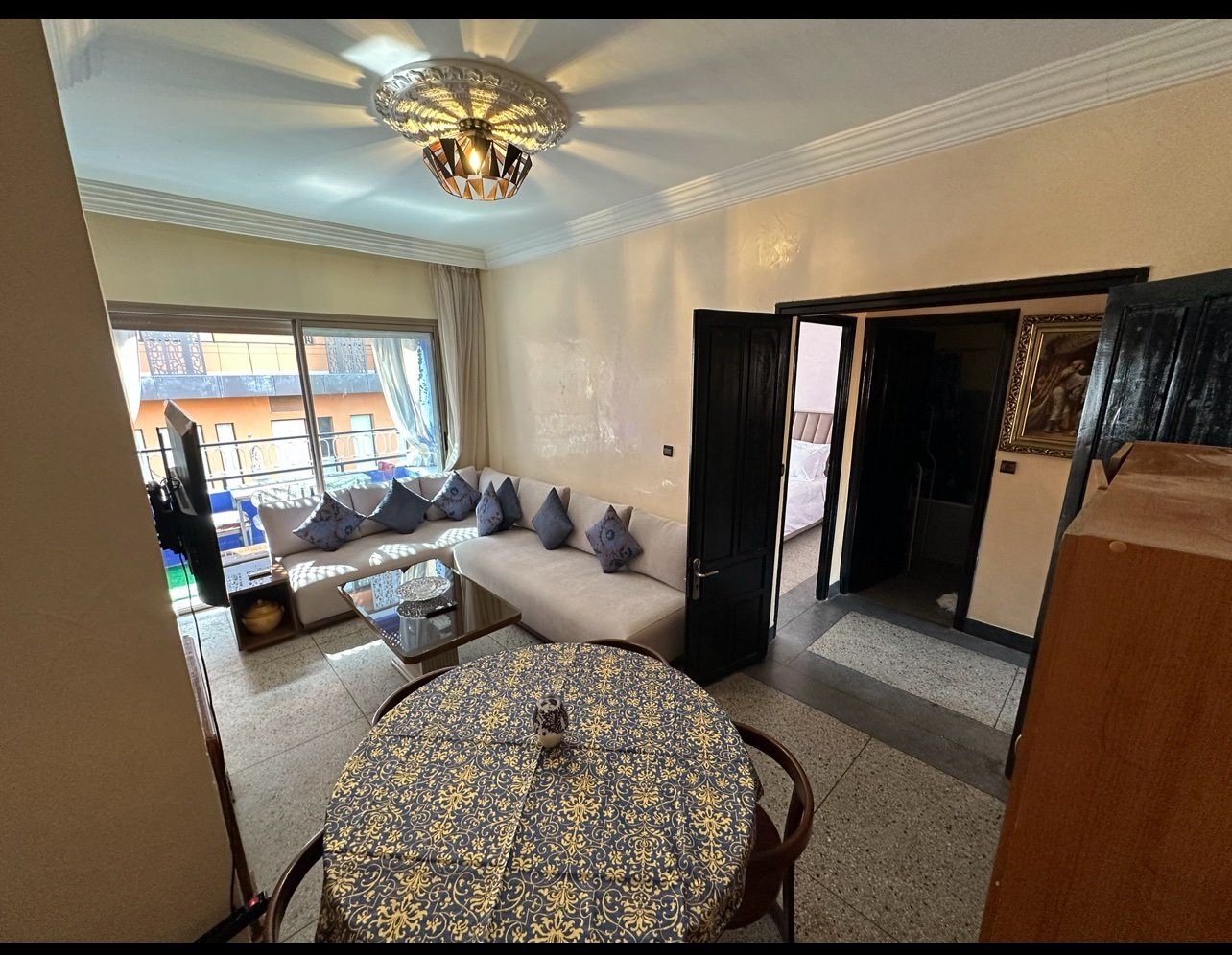 كرا طويل المدة: شقة مجهزة، 2 بيوت، 68 متر مربع، كليز، مراكش. — Appartement meublé, Marrakech