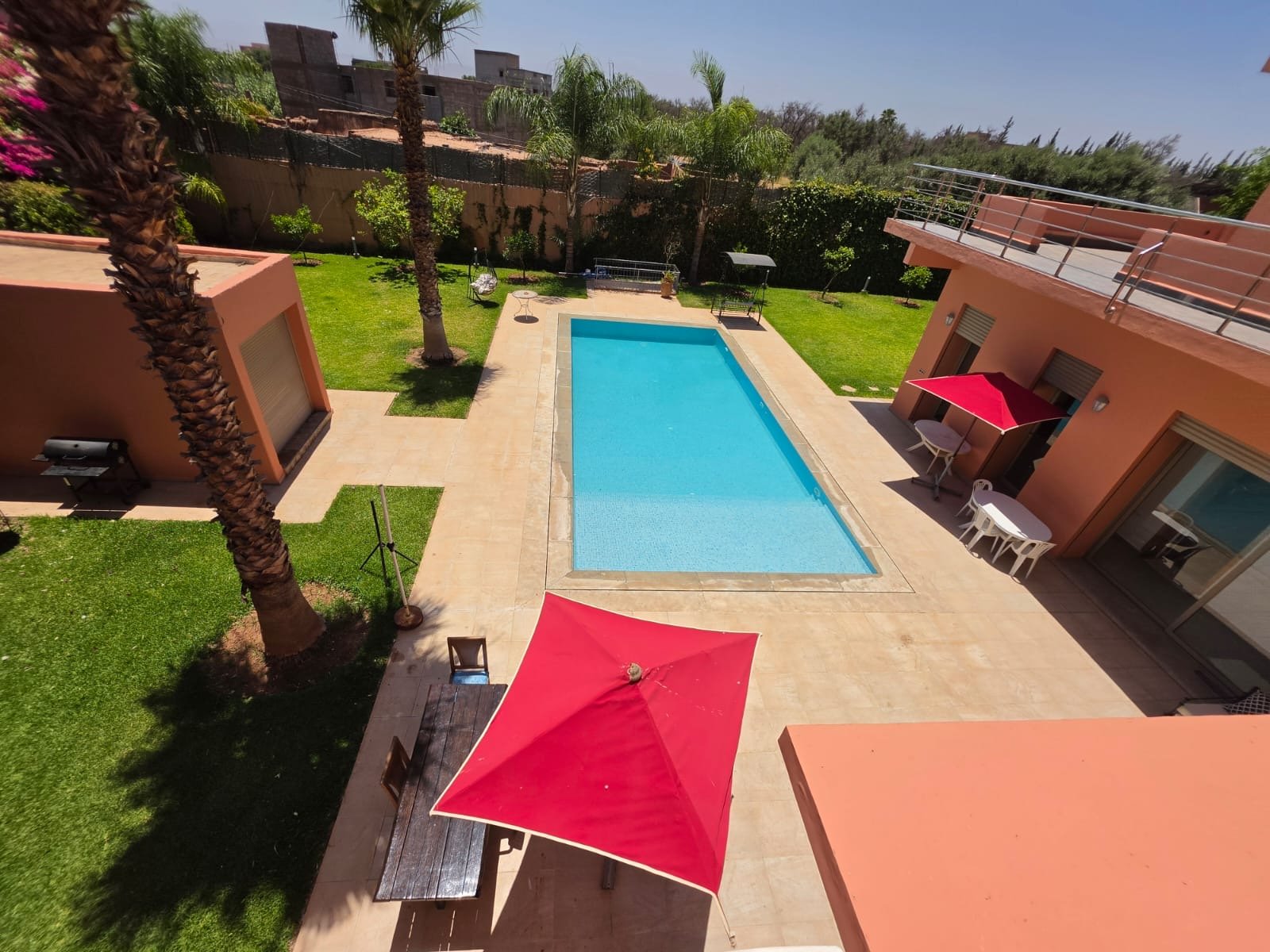 Location longue durée : Magnifique villa de campagne , Marrakech , route de fes  — miniature 8