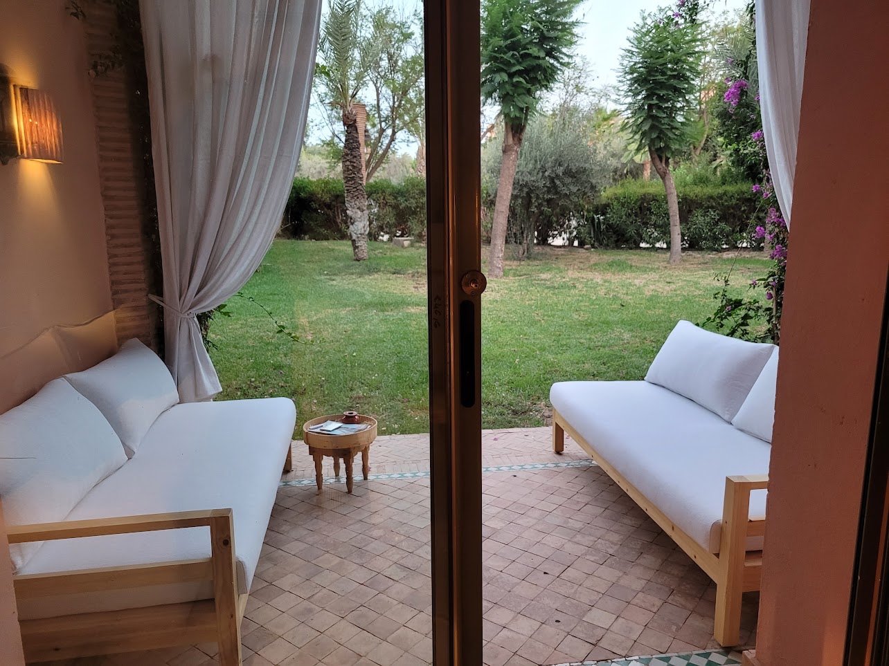 Location vacances : appartement rez-de-chaussée bien meublé, Palmeraie Village, Marrakech — miniature 7