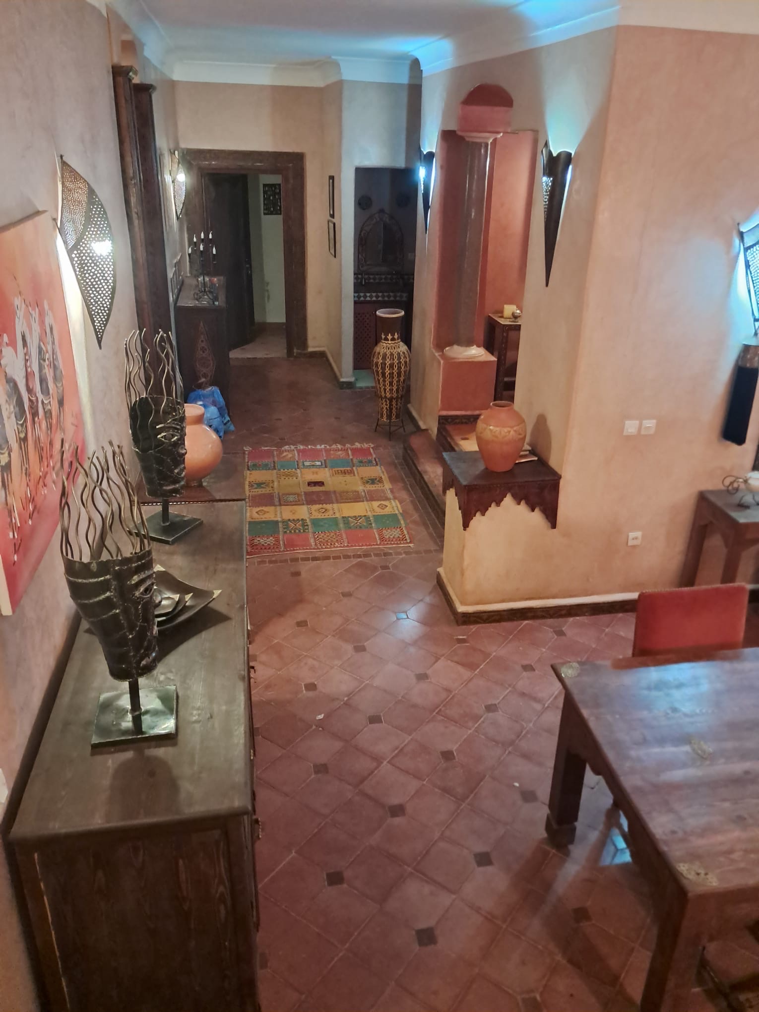 Vente :  magnifique villa traditionnelle, Marrakech , Route ourika ( VNA) obtenue .  — miniature 19