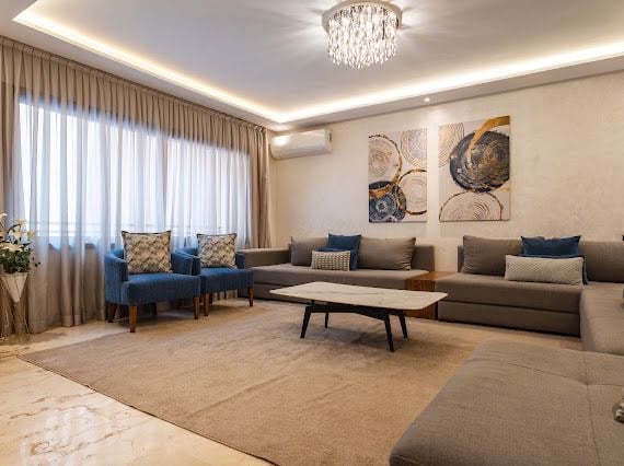 Location longue durée : Grand duplex (  03 chambres ) quartier Victor hugo , camp el ghoul , Marrakech  — photo 11