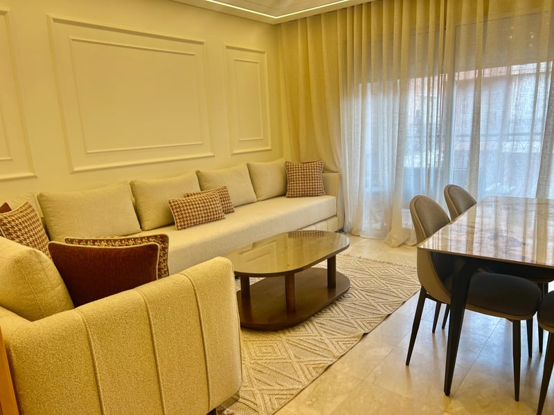Location longue durée: Appartement meublé, 104 m, Semlalia, Marrakech — Appartement meublé, Marrakech