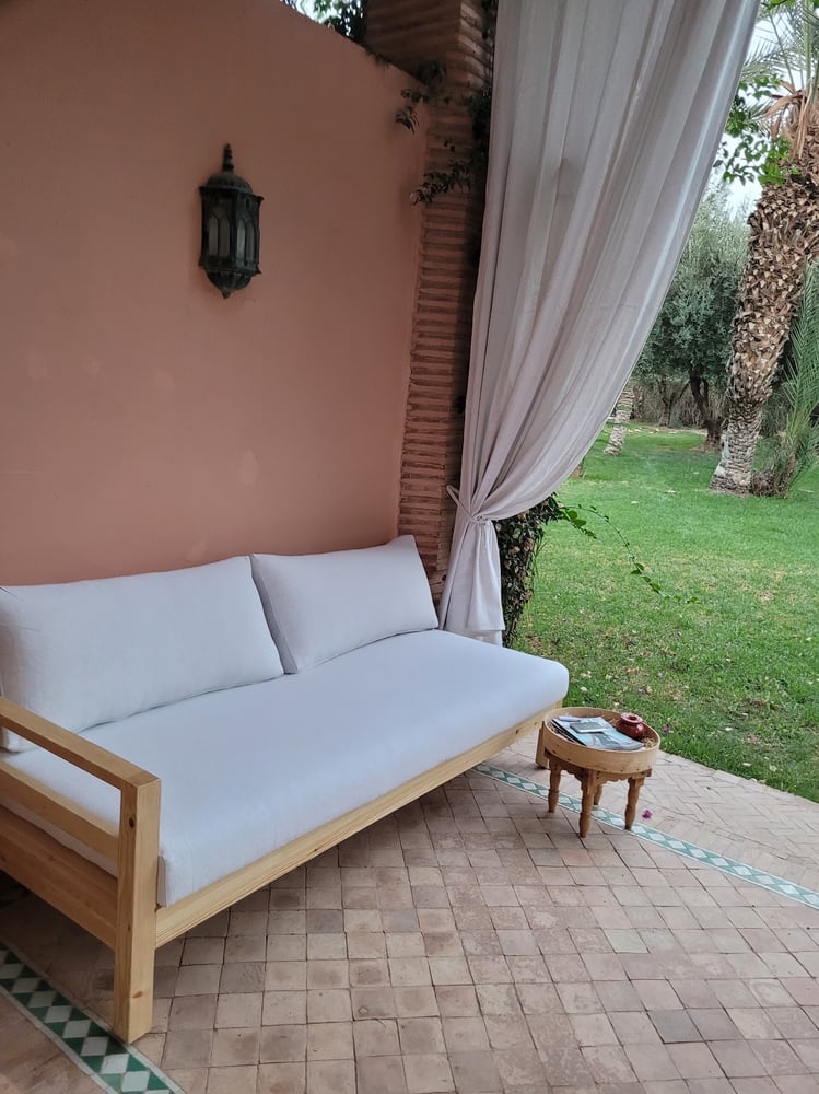 Location vacances : appartement rez-de-chaussée bien meublé, Palmeraie Village, Marrakech — photo 6