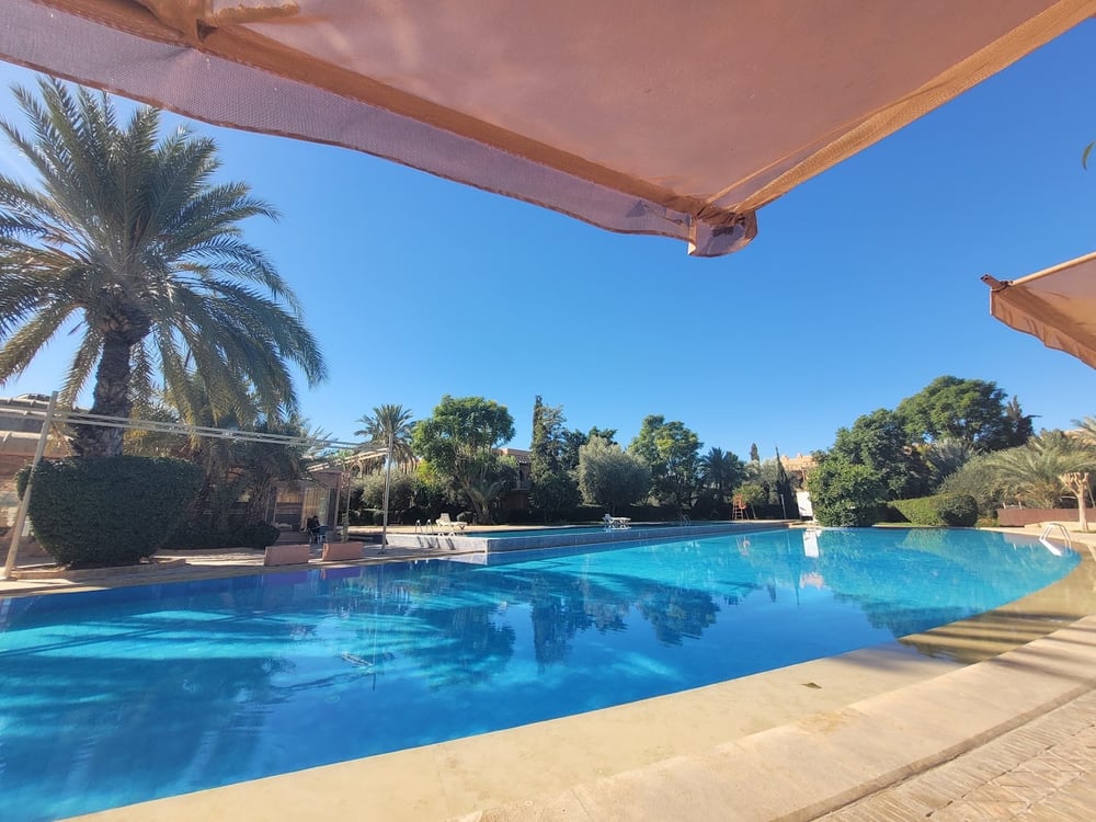 Location vacances : appartement rez-de-chaussée bien meublé, Palmeraie Village, Marrakech — photo 8