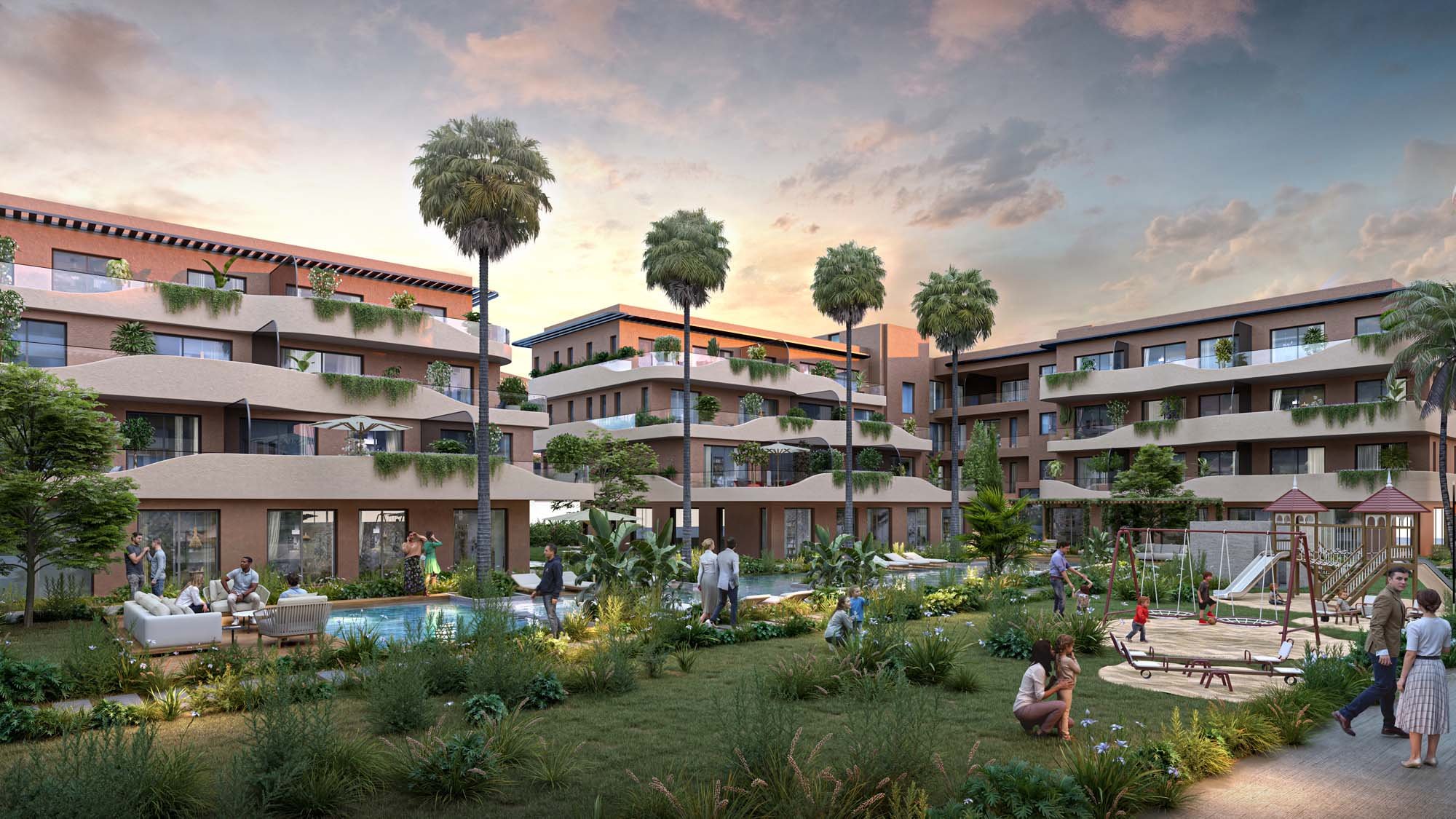 Vente : programme neuf d’appartements, quartier Agdal , Marrakech  — miniature 3