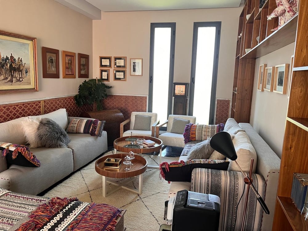 Location longue durée : villa meublée , 550 m , amelkis , Marrakech , route de Ouarzazte.  — photo 4