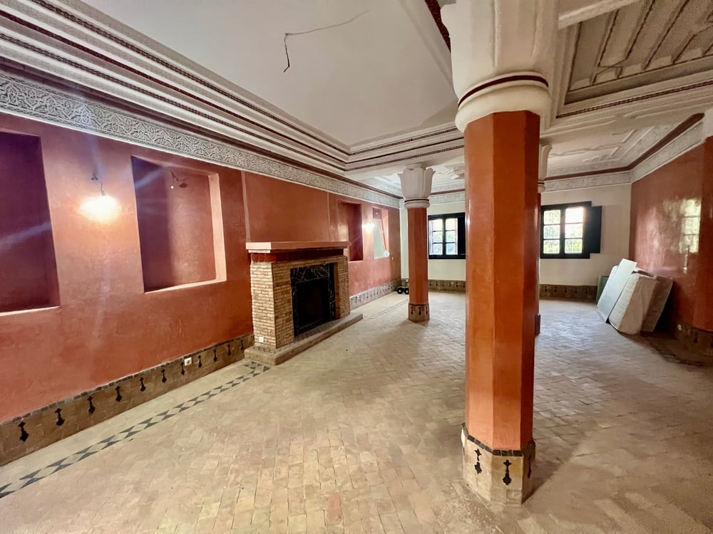 Location longue durée : Grande maison avec piscine , quartier riad salam , route de Casablanca, Marrakech  — photo 8