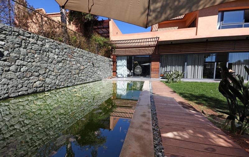 Location longue durée : villa meublée , 550 m , amelkis , Marrakech , route de Ouarzazte.  — miniature 20
