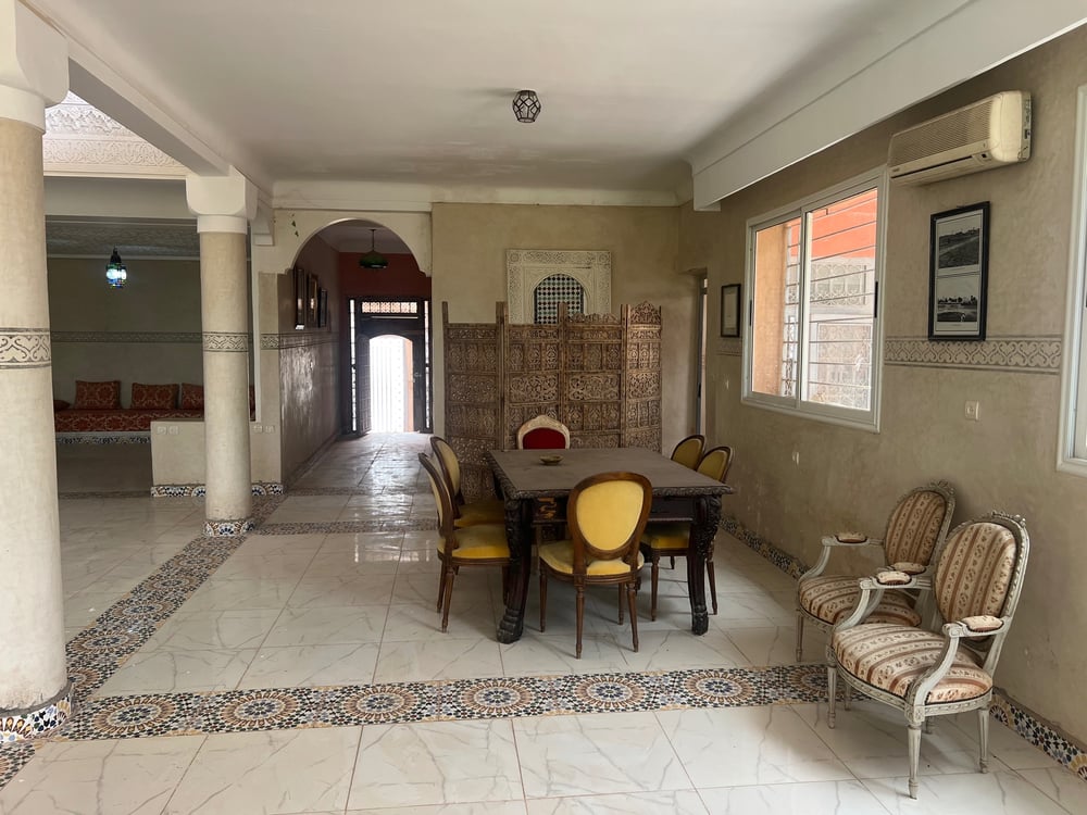 À Vendre : Petite  maison de campagne sous forme d’un riad , Marrakech, quartier route de Fès .  — photo 11