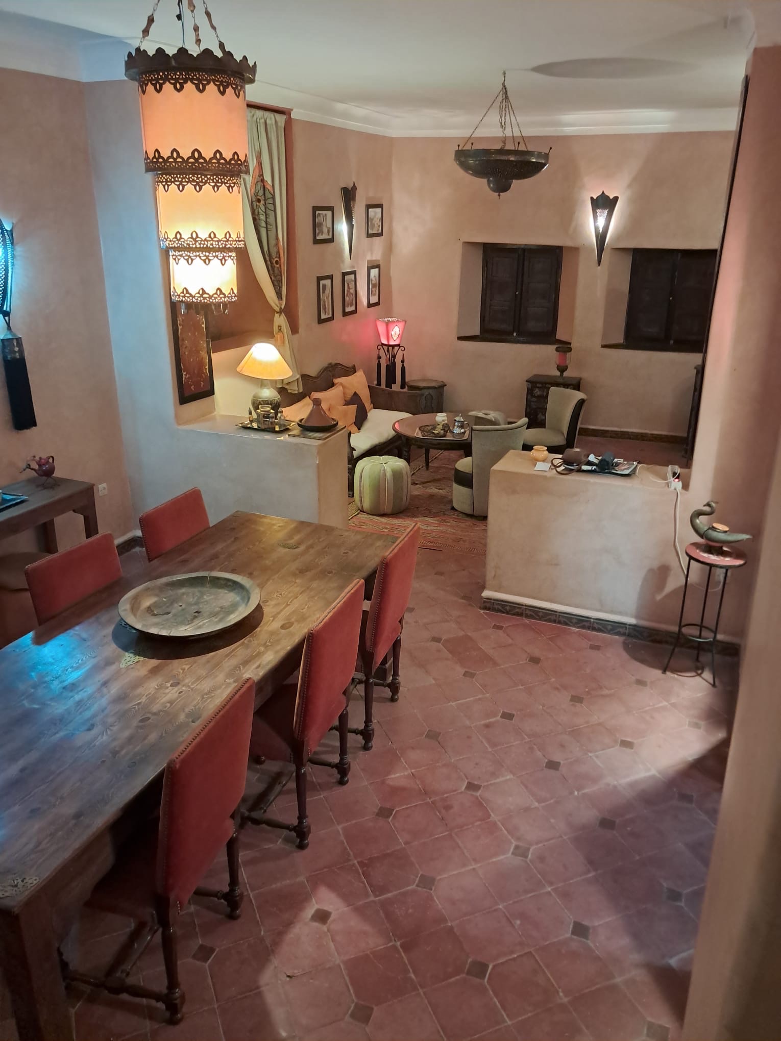 Vente :  magnifique villa traditionnelle, Marrakech , Route ourika ( VNA) obtenue .  — miniature 20