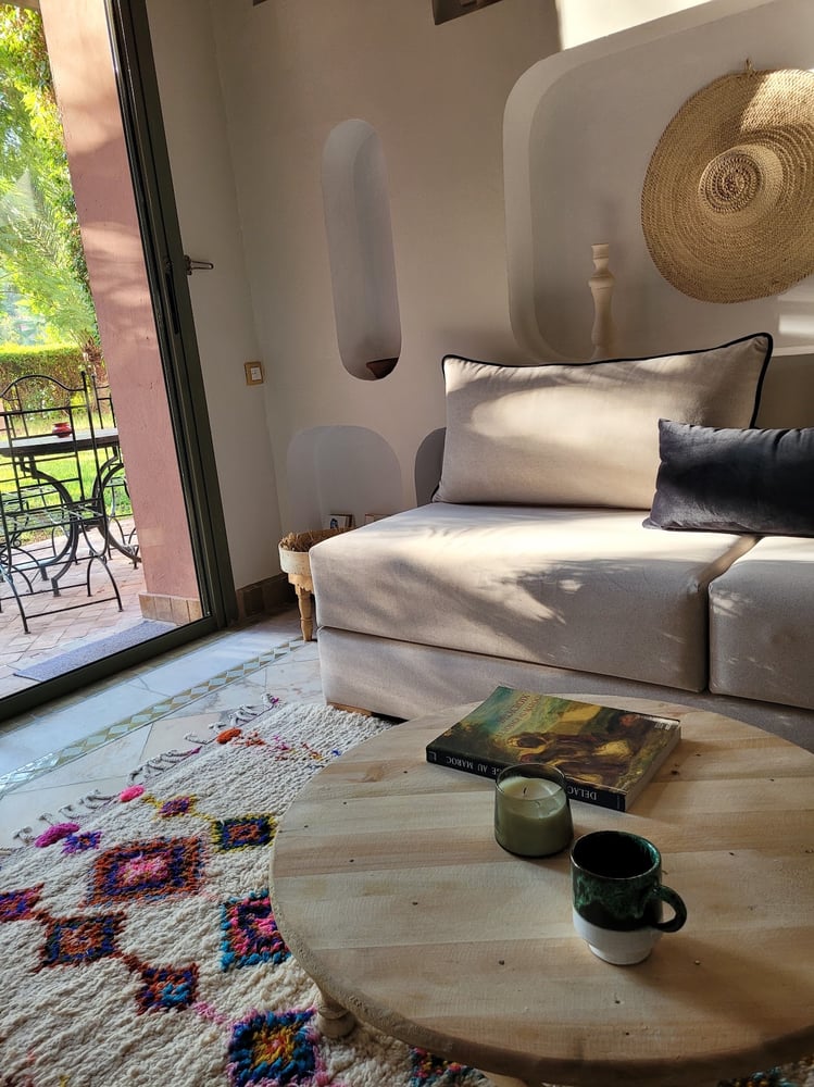 Location vacances : appartement rez-de-chaussée bien meublé, Palmeraie Village, Marrakech — photo 12