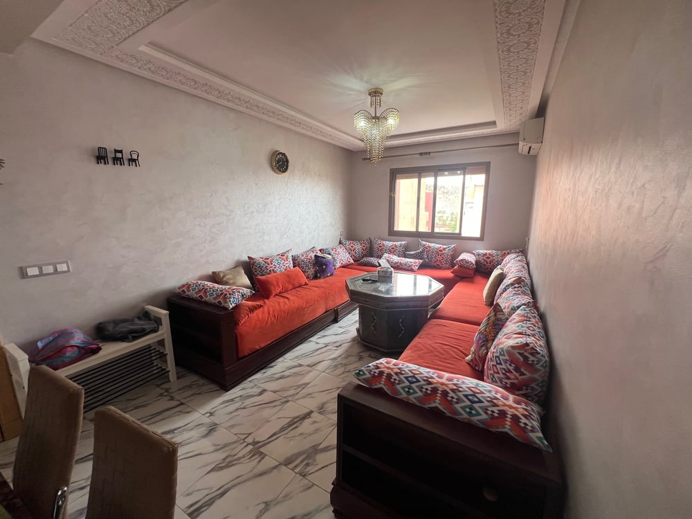 À louer : joli petit appartement bien meublé, quartier Victor Hugo, Marrakech , Gueliz.  — photo 3