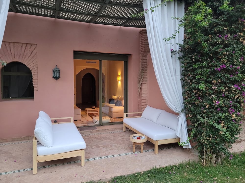 Location vacances : appartement rez-de-chaussée bien meublé, Palmeraie Village, Marrakech — photo 5