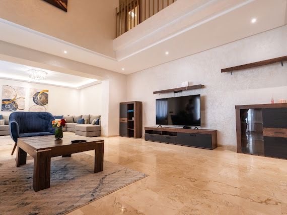 Location longue durée: Grand duplex (03 chambres) quartier Victor hugo, camp el ghoul, Marrakech — Duplex, Marrakech
