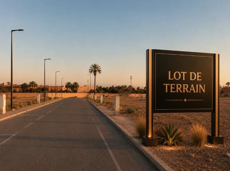 بيع / شراء: بقع أرضية للفيلات، طريق أوريكا، مراكش — Lot de terrain, Marrakech