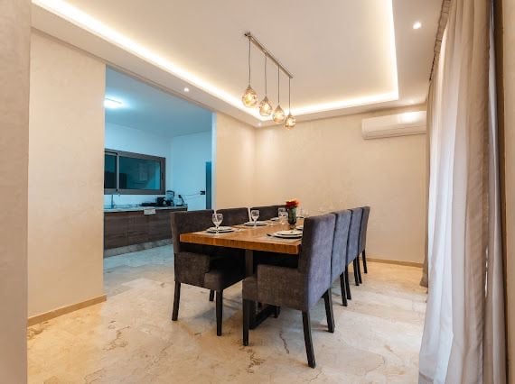 Location longue durée : Grand duplex (  03 chambres ) quartier Victor hugo , camp el ghoul , Marrakech  — photo 2