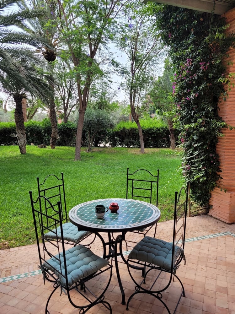 Location vacances : appartement rez-de-chaussée bien meublé, Palmeraie Village, Marrakech — photo 14