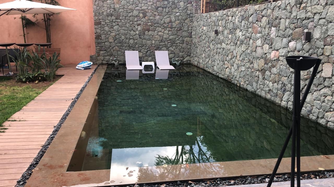 Location longue durée : villa meublée , 550 m , amelkis , Marrakech , route de Ouarzazte.  — miniature 18