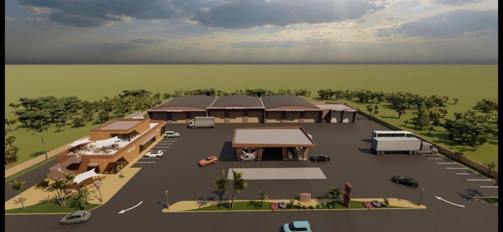 Terrain 1,5 ha avec projet station-service, Rte Casablanca Marrakech — miniature 4