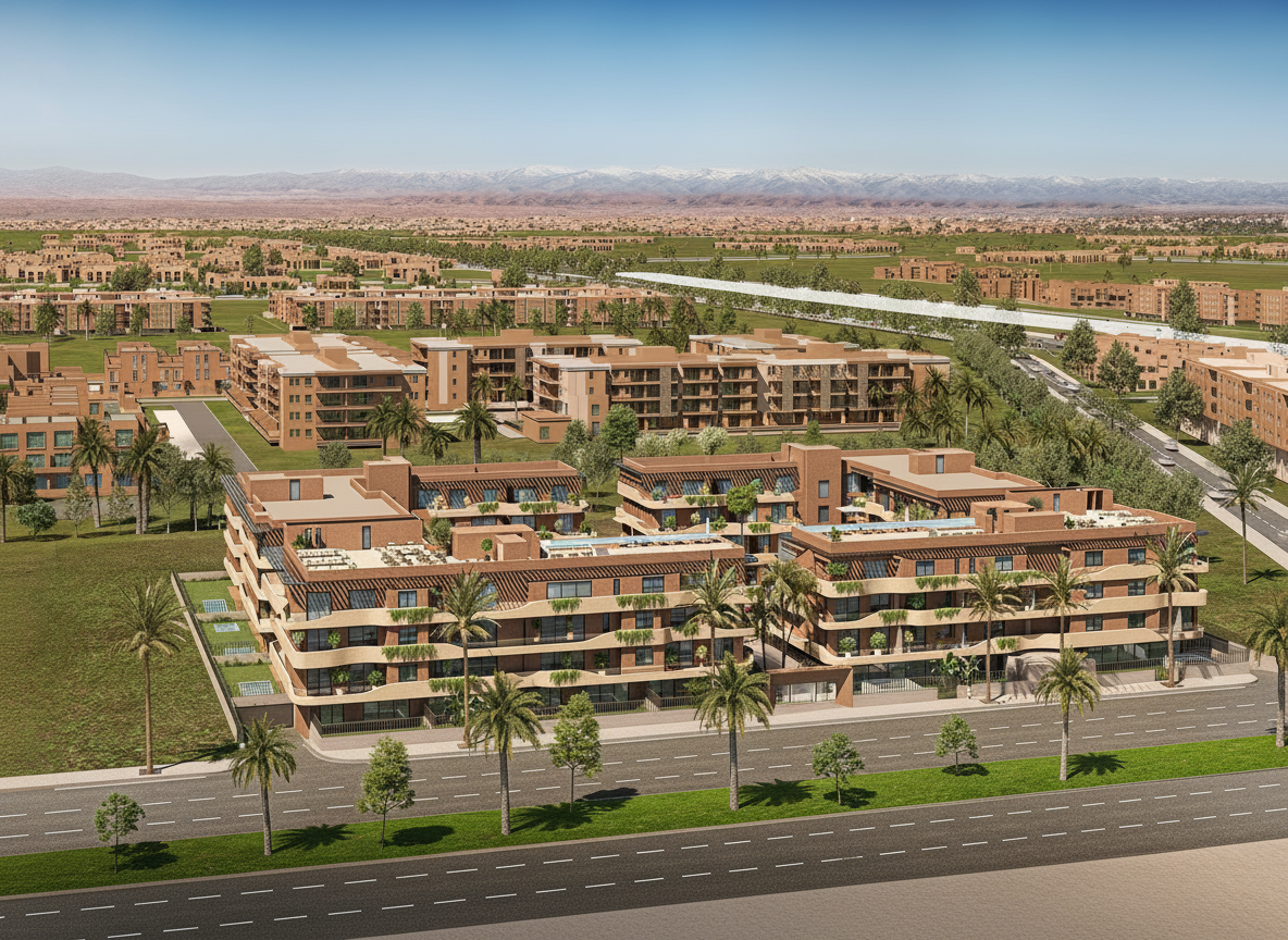 Vente : programme neuf d’appartements, quartier Agdal , Marrakech  — miniature 2