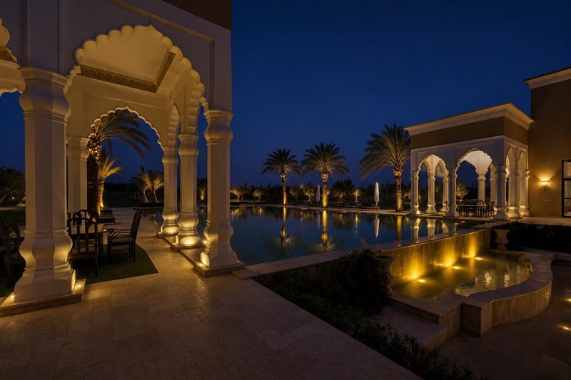 Sumptuous palace on a 2-hectare park, for sale, Route de Fès, Marrakech — Palais d'hôtes, Al Ouidane