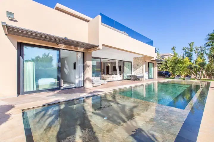 Vente: superbe villa moderne, route ourika, Marrakech — Villa, Marrakech