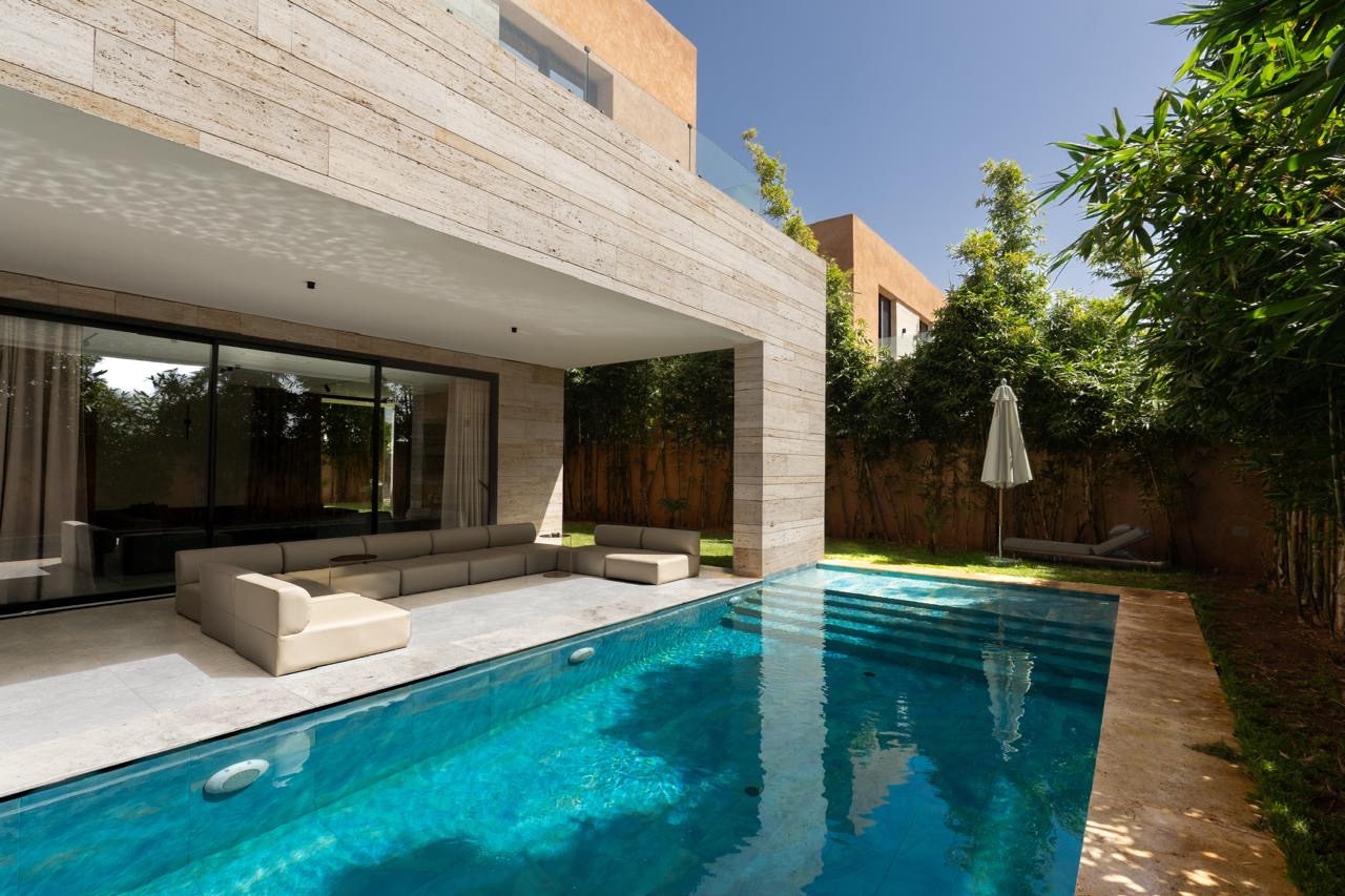 Vente : villa moderne dans une résidence sécurisée, Marrakech , route ourika  — miniature 3