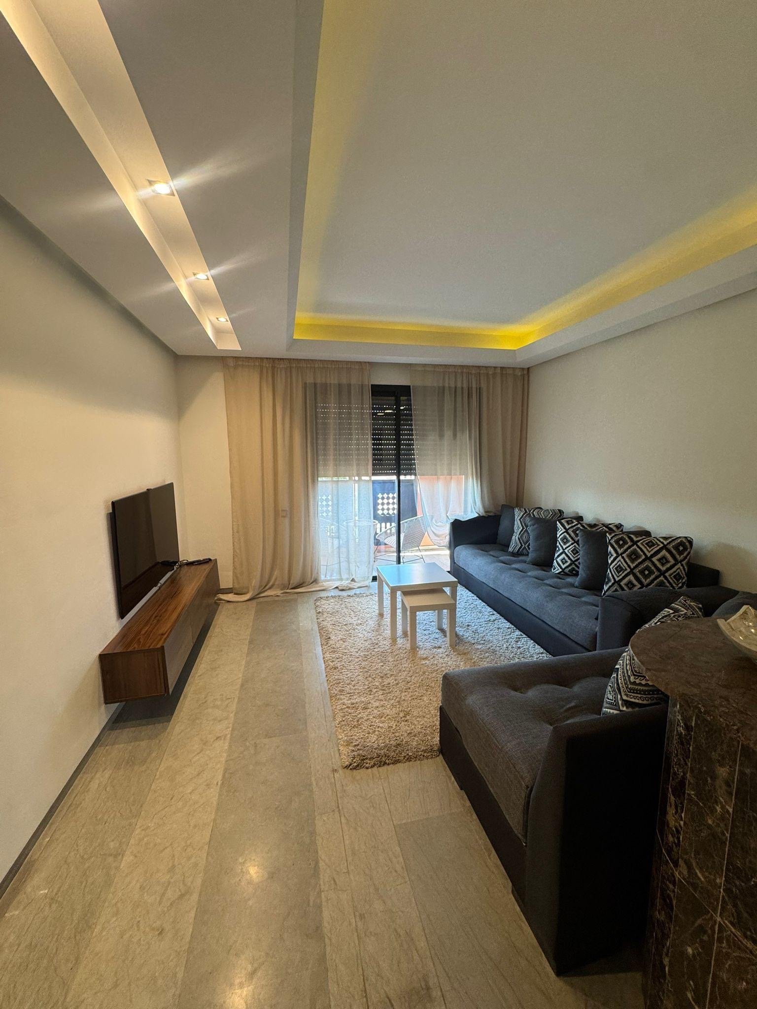 Sale / Purchase: Furnished apartment, one bedroom, 60 sqm, Gueliz, Marrakech. — Appartement, Marrakesh
