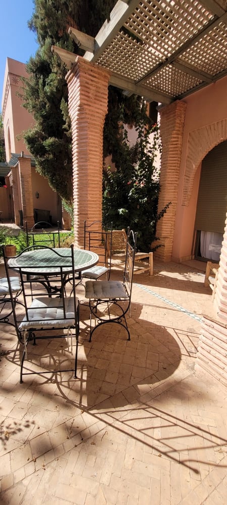 Location vacances : appartement rez-de-chaussée bien meublé, Palmeraie Village, Marrakech — photo 2
