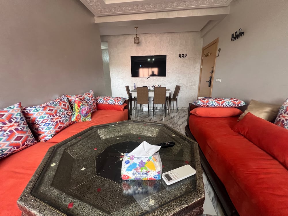 À louer : joli petit appartement bien meublé, quartier Victor Hugo, Marrakech , Gueliz.  — photo 10