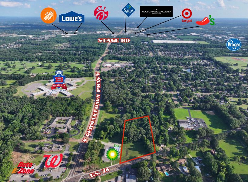 Prime US-70 Commercial Lot - 3.44 Acres