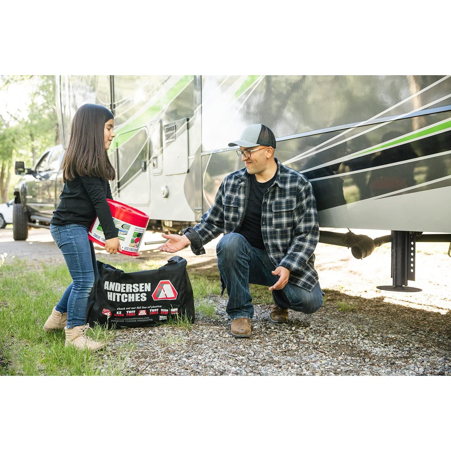 Andersen Hitches Trailer Jack Block (Pack of 2)