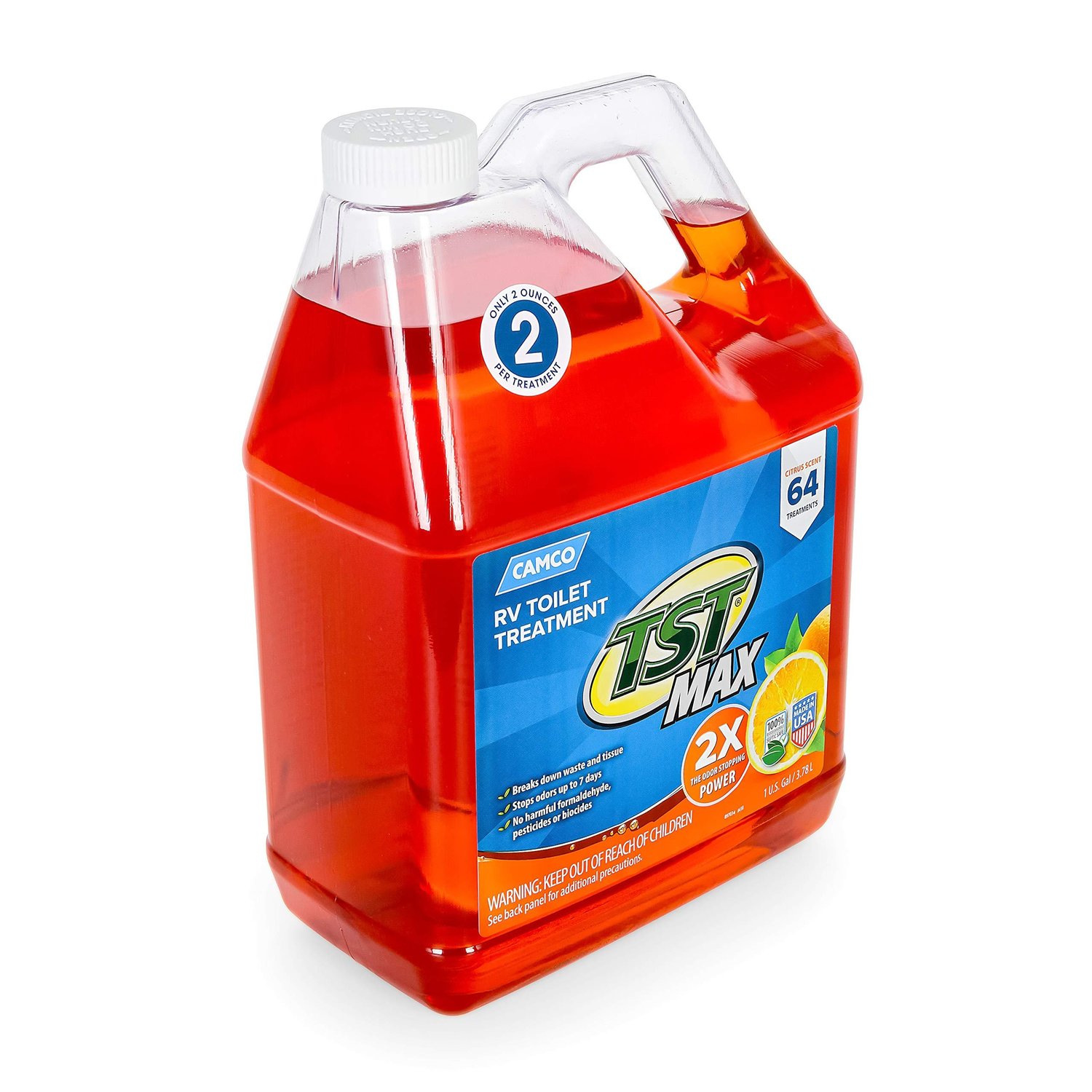 Camco TST Max UltraConcentrate RV Toilet Treatment (Orange Scented