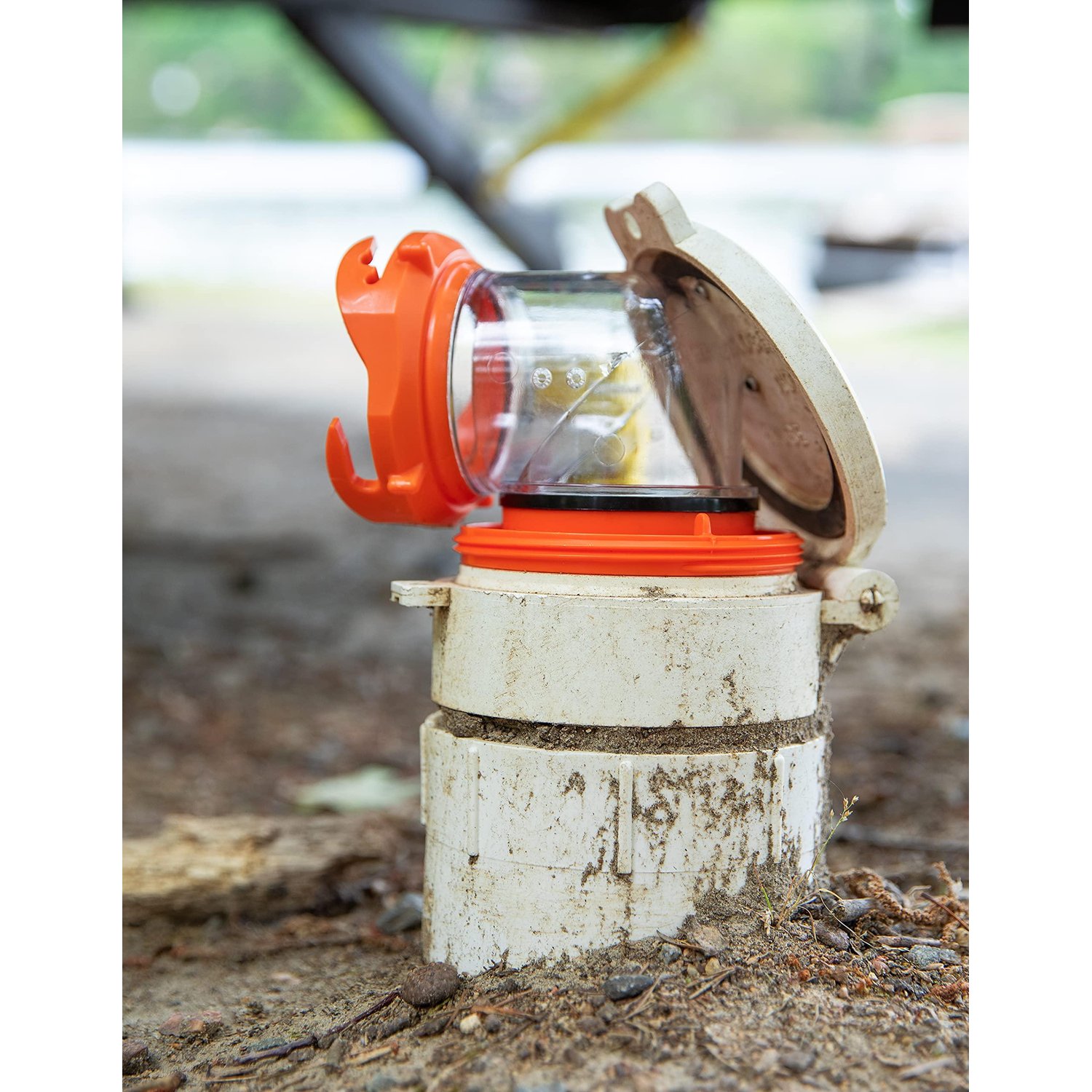 RhinoFlex Clear RV Sewer Hose Elbow By Camco