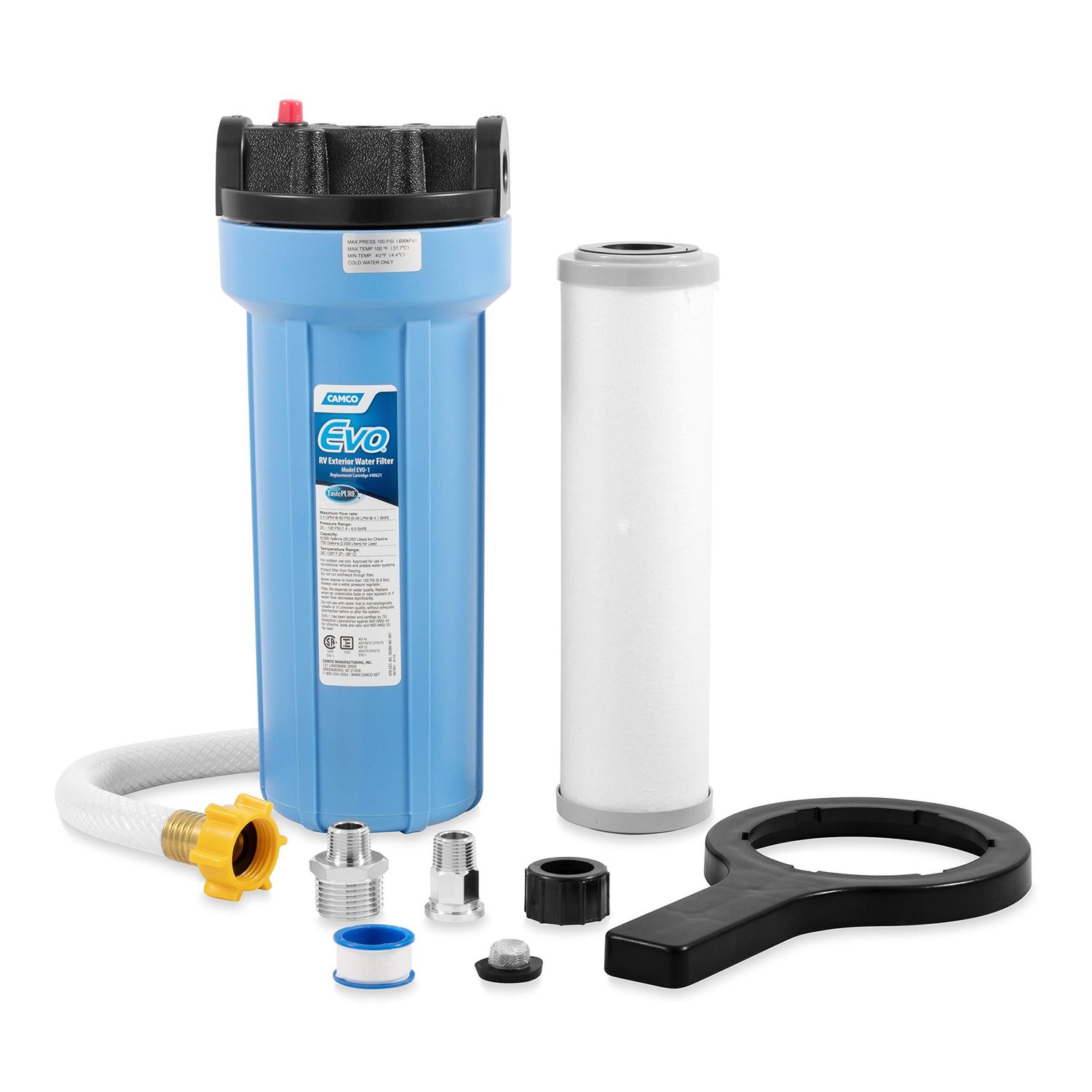 Camco EVO Premium Water Filter for RVs