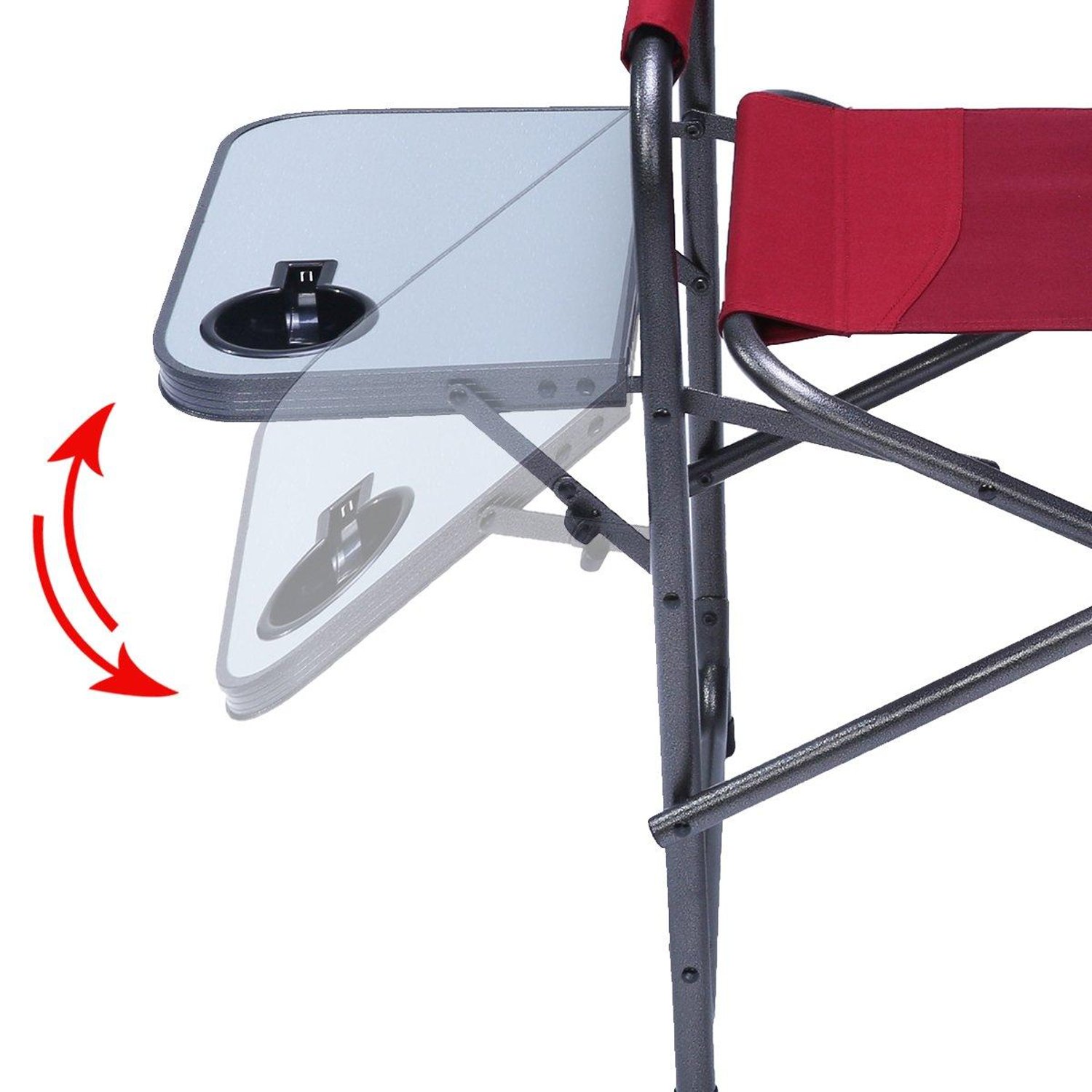 Compact Folding Director's Chair From Portal