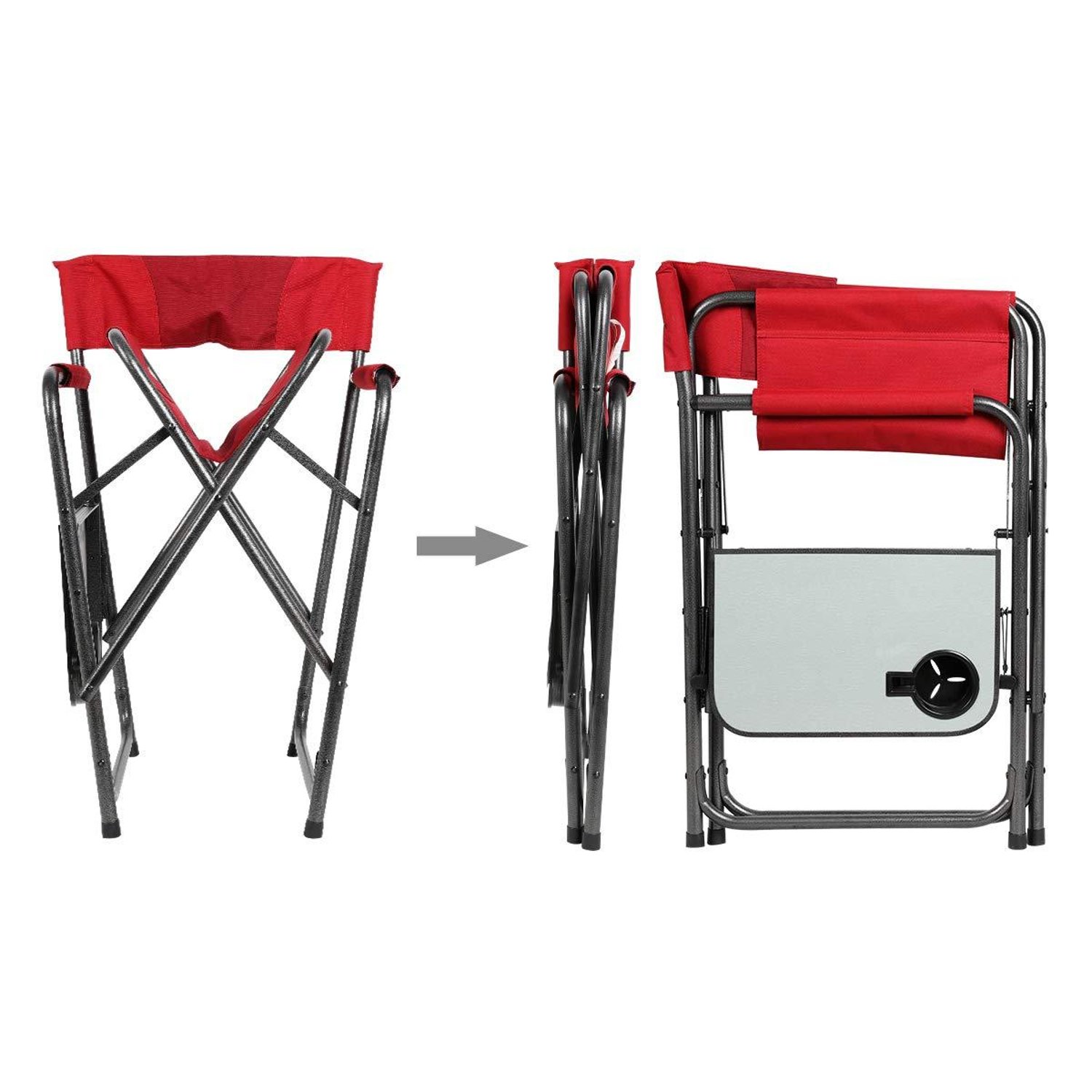 Compact Folding Director's Chair From Portal